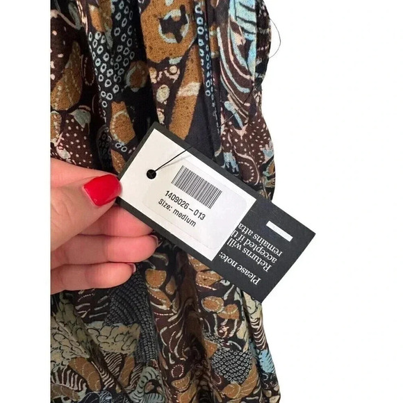 NWT Ulla Johnson TRULA Mini Cover up Dress Cotton Blend Batik Size Medium New - Picture 8 of 11